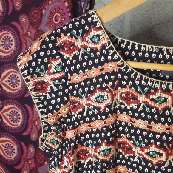 *RARE* THML Boho Embroidered Dress - S - Picture 3 of 6